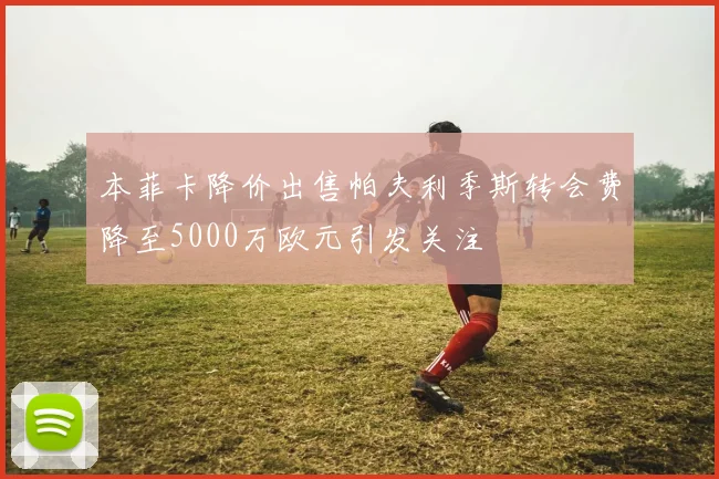 本菲卡降价出售帕夫利季斯转会费降至5000万欧元引发关注